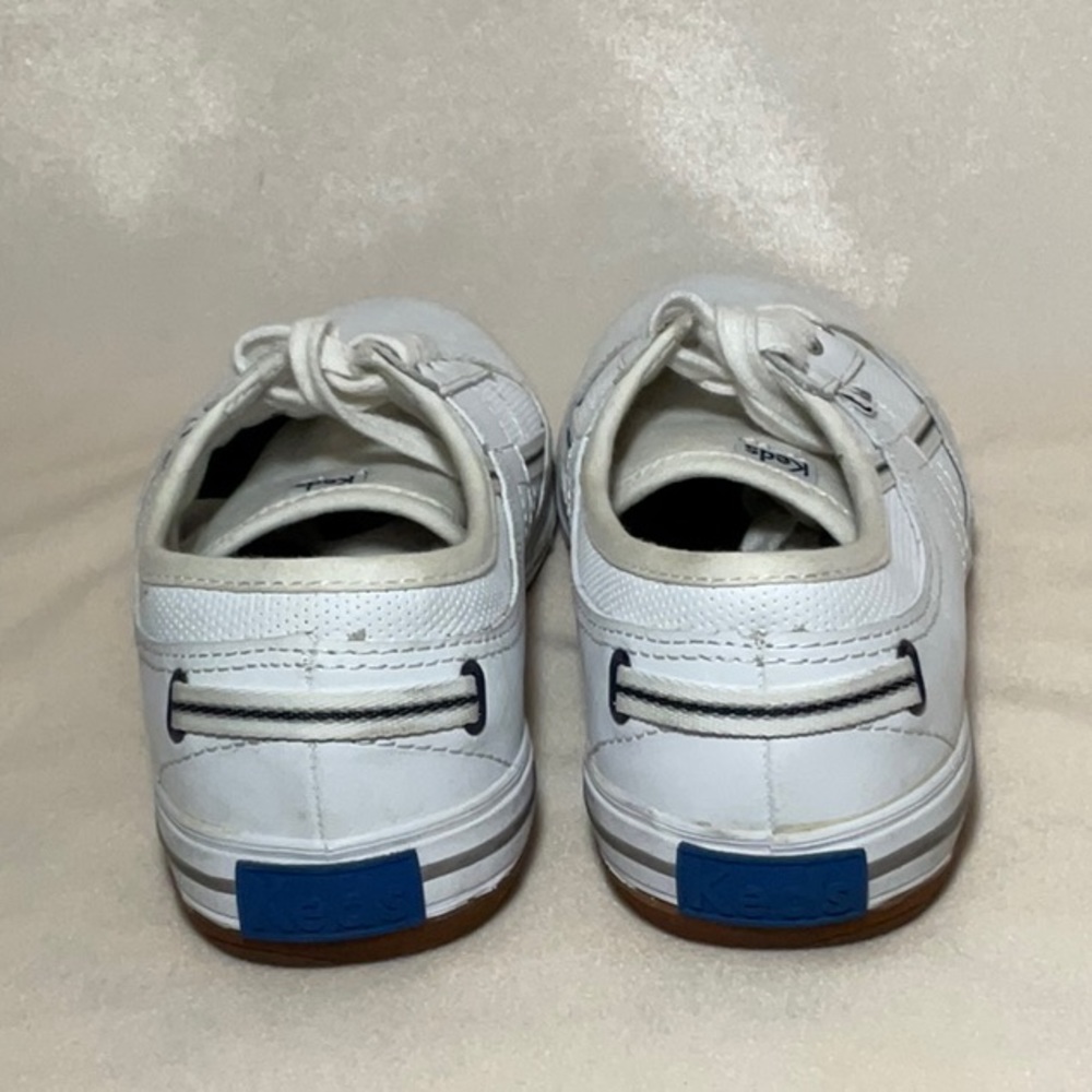 Keds White Lace Up Leather Ortholite WH53121 Sneaker Womens Sz 5.5 - Picture 6 of 10